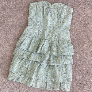 Strapless JCrew spring dress